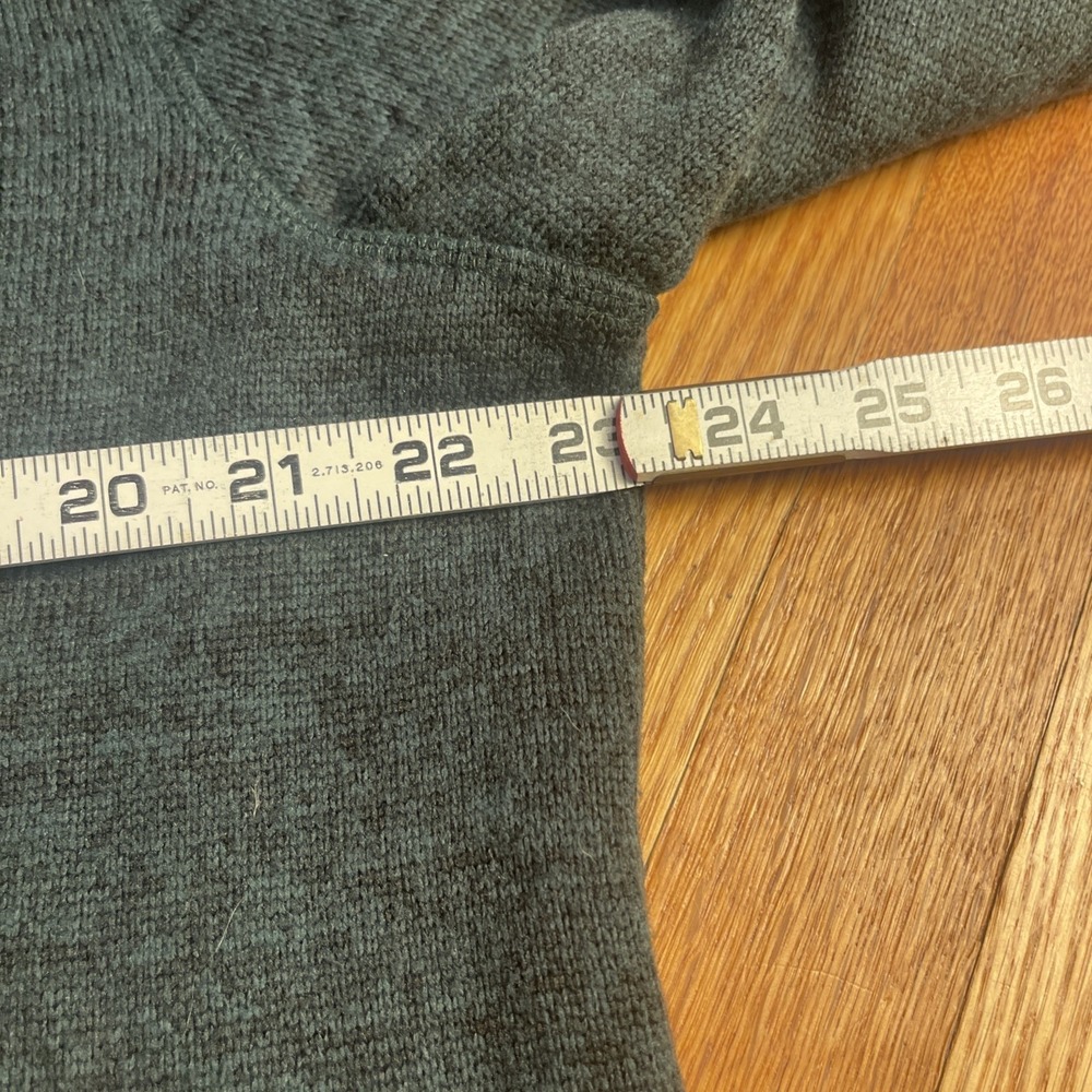 Eddie Bauer Men's Large 1/4 Zip Sweater Fleece Pullover Heather Sycamore Large - Picture 4 of 9